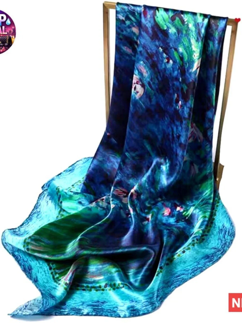 100% Mulberry Silk Scarf 35